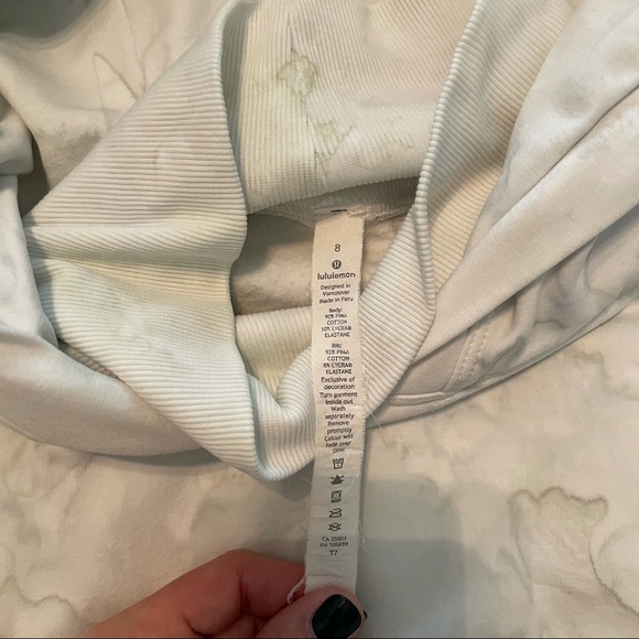 Lululemon LA Pullover Hoodie Tie-dye Stargaze Daydream Key Lime 8 EUC - Picture 4 of 6